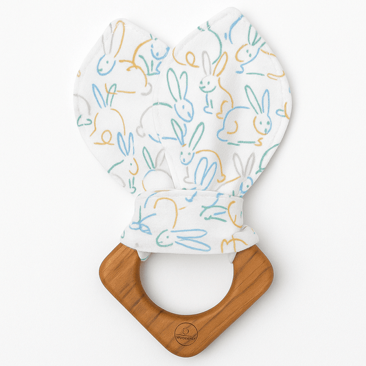 Baby teething ears | bunnies finn + emma