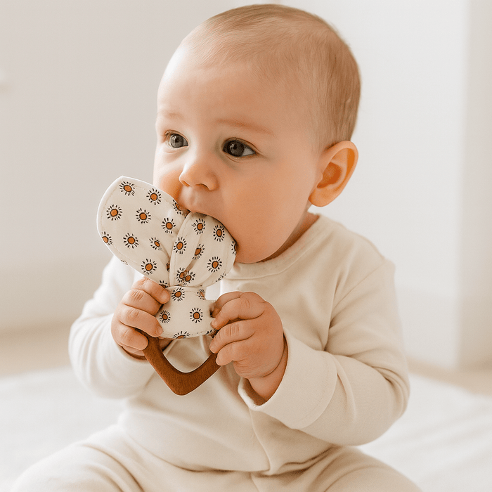 Baby teething ears | sun ray finn + emma