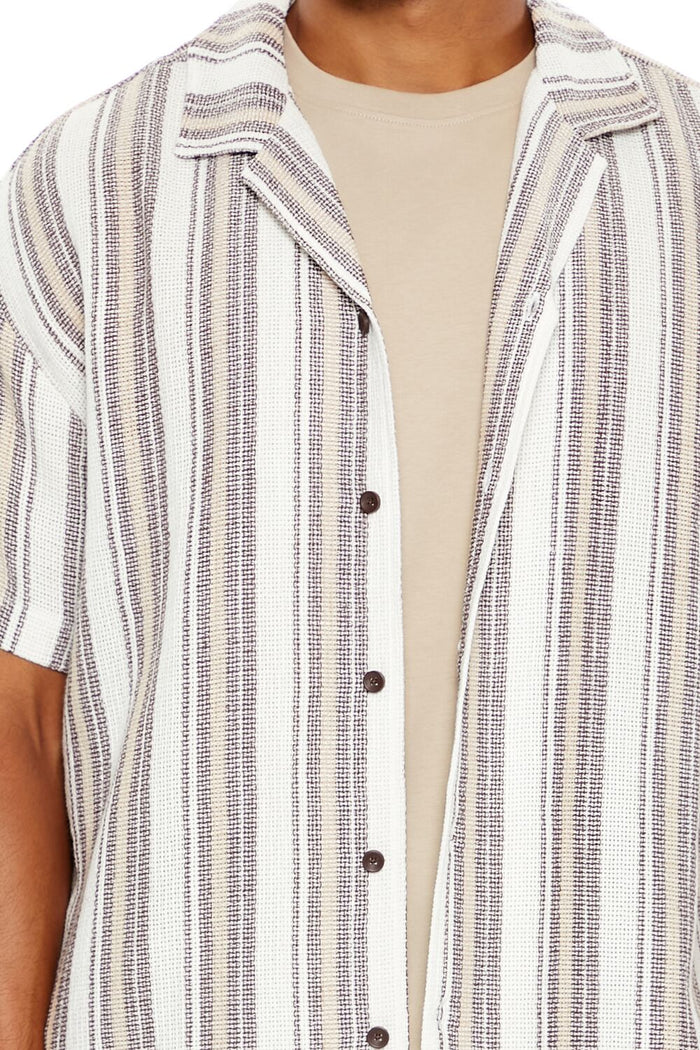Textured Striped Shirt