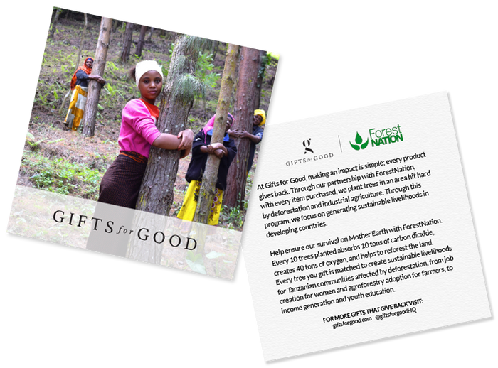 Thank 'Ewe' Card Tree Gift + We Plant 10 More Trees