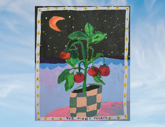 "The Night Tomato" - Painting on Canvas 2025