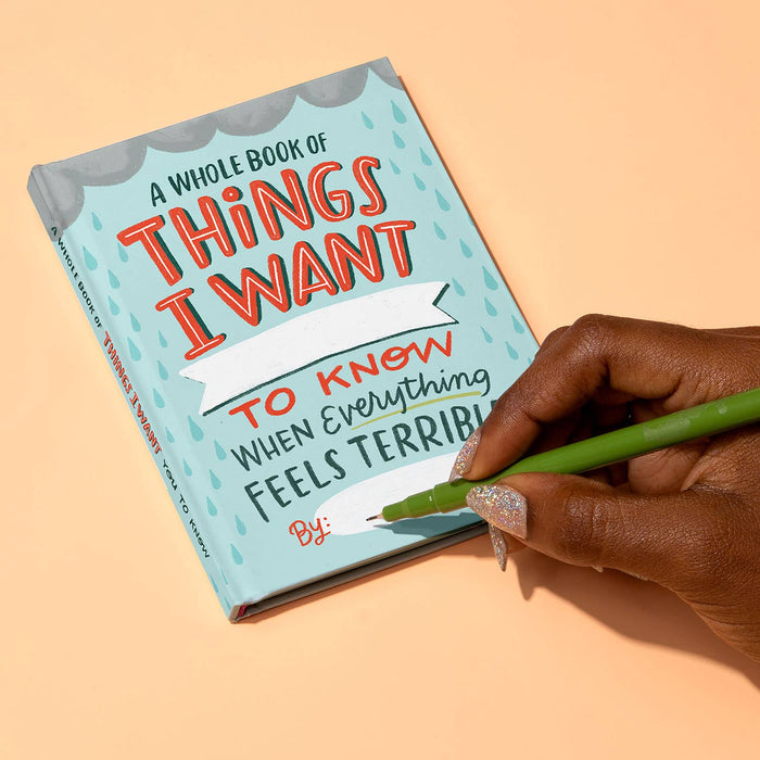 Things I Want / Feels Terrible Fill in the Love Journal