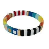 Tile Bead Bracelet