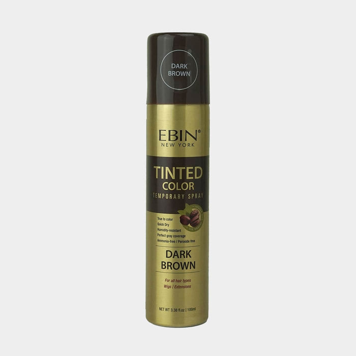 TINTED COLOR TEMPORARY SPRAY 3.38OZ(100ML): JET BLACK
