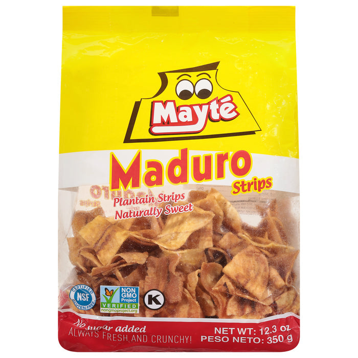 Tiras de plátano naturalmente dulces Mayte Maduro 12.3 oz