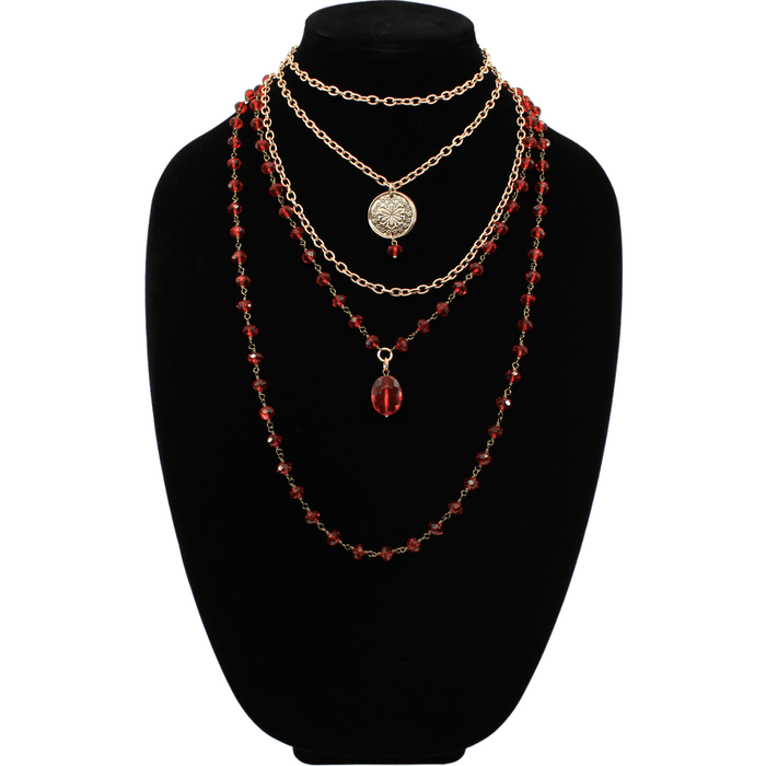 Today I Choose Joy Flower Rosary Layering Set
