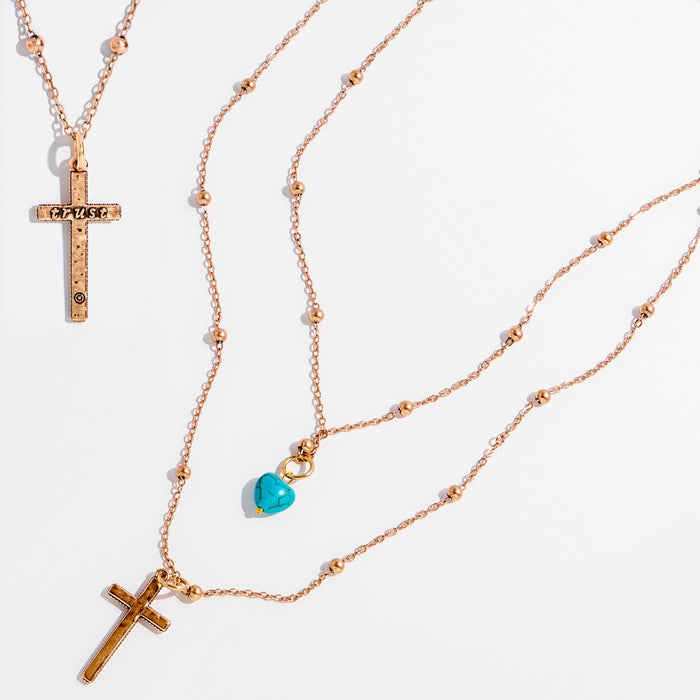 Trust Cross Dainty Necklace