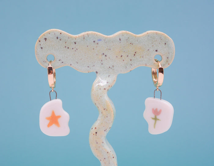 Tulips and Stars Earrings
