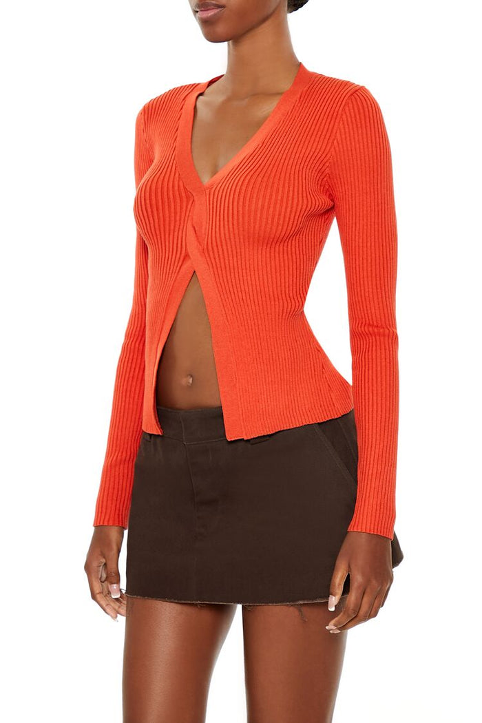 Twisted Split-Hem Sweater