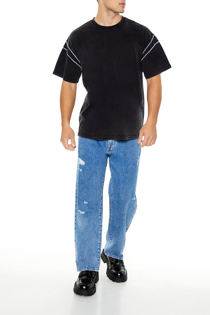 Two-Tone Mineral Wash Tee