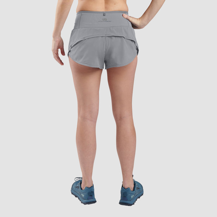 Ultimate Direction Women's Velum Short 2.5"- Gray