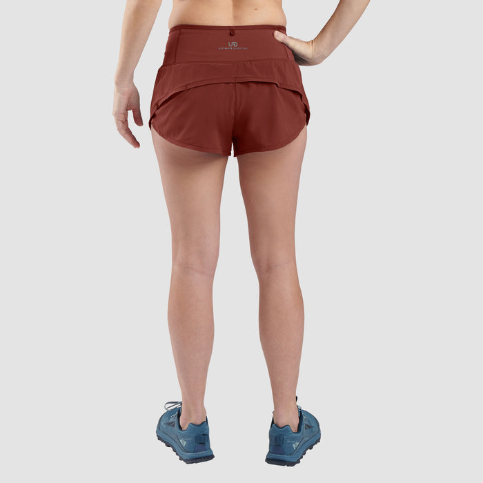 Ultimate Direction Women's Velum Short 2.5"- Rust