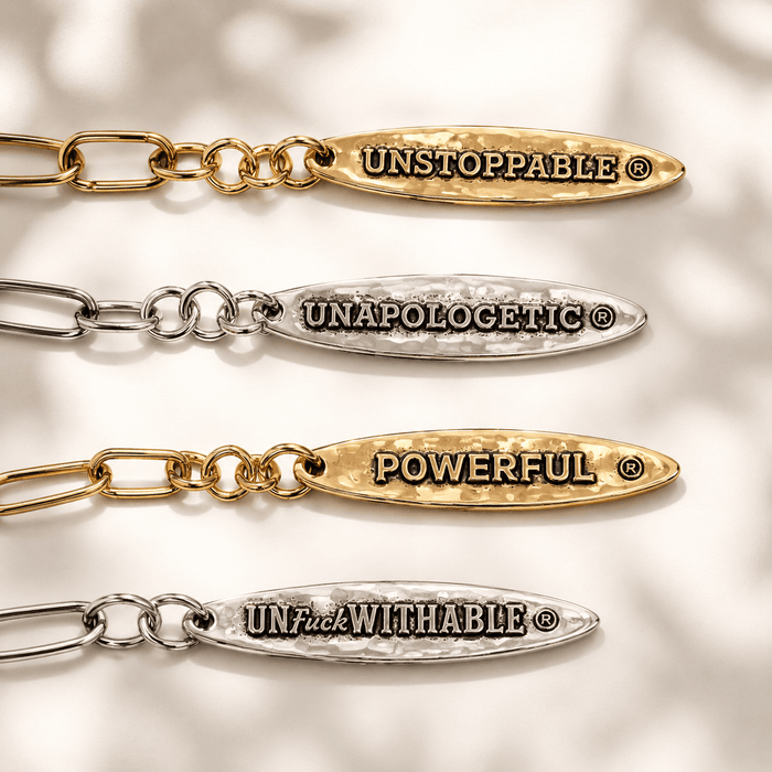 Unapologetic Vertical Bar Klink Necklace