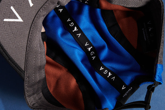 VAGA Club Cap - Black/Brown/Blue