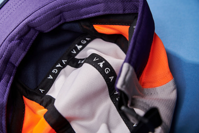 VAGA Club Cap - White/Lilac/Purple/Neon Orange
