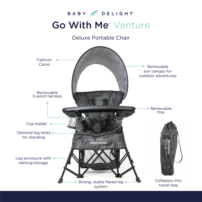 Venture Deluxe Portable Chair - Baby Delight