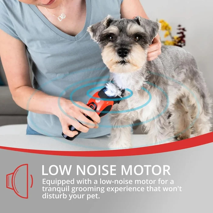 VGR V-208 Professional Pet Clipper for Dogs, Cats & All Animals, Red