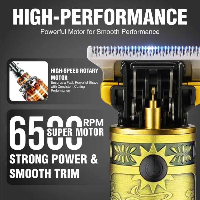 VGR V-228 Professional Hair Trimmer For Men with 180 Min Runtime, Gold