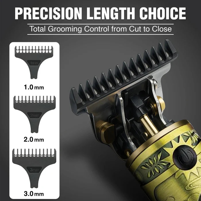 VGR V-228 Professional Hair Trimmer For Men with 180 Min Runtime, Gold