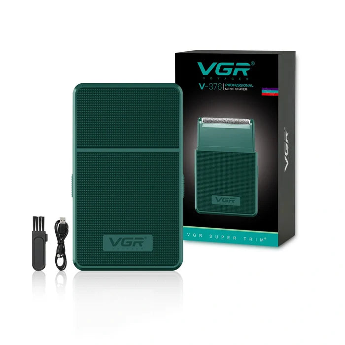 VGR V-376 Professional Pocket Size Shaver For Men, Green