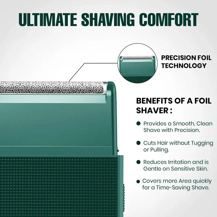 VGR V-376 Professional Pocket Size Shaver For Men, Green
