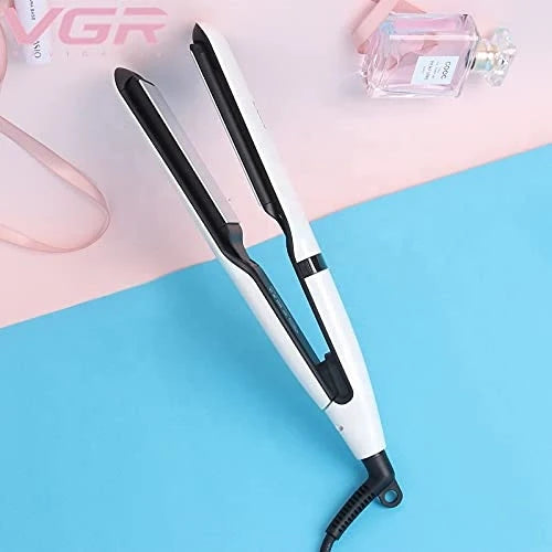 VGR V-511 Professional Hair Straightener For Women with Ceramic Plates, LED Display, White