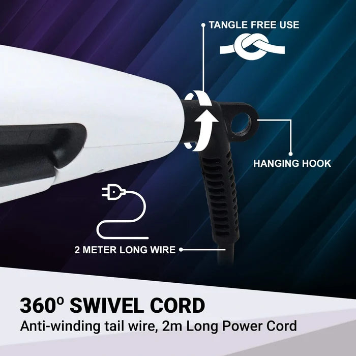 VGR V-511 Professional Hair Straightener For Women with Ceramic Plates, LED Display, White