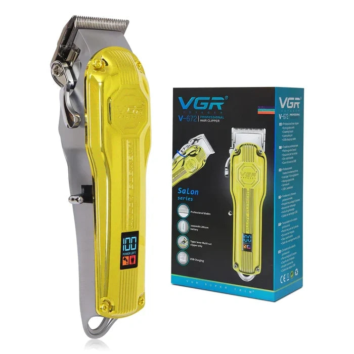 VGR V-672 Professional Hair Clipper For Men, Gold