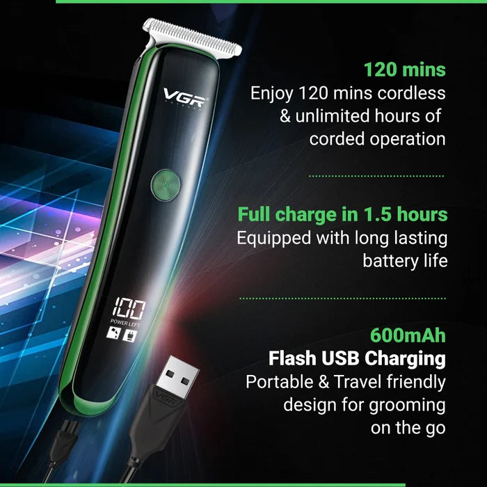 V-966-Black & green