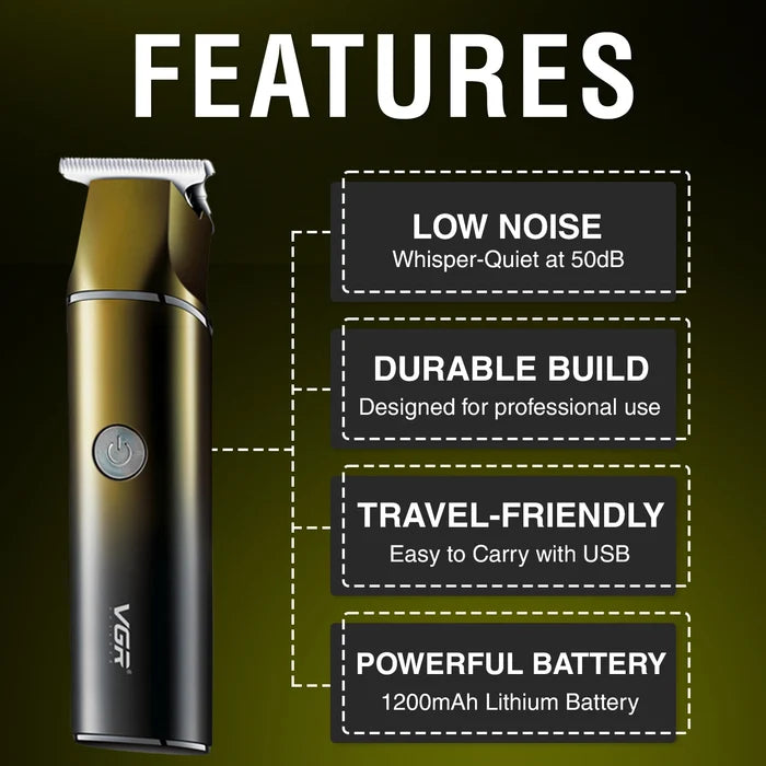 VGR V-986 Professional T-Blade Hair Trimmer – Sharp, Durable Blades for Precise Haircuts and Styles