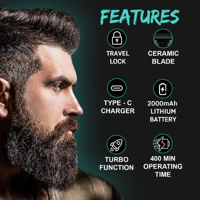VGR V-987 Beard Hair trimmer, Black