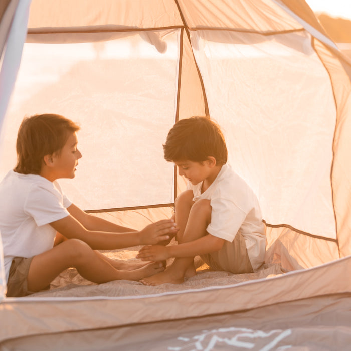 Go With Me® Villa Portable Tent/Playard-Sandstone - Baby Delight