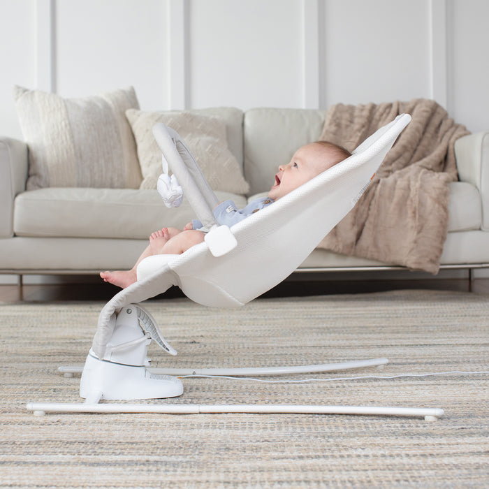 Alpine Wave Deluxe Bouncer - Driftwood Grey - Baby Delight