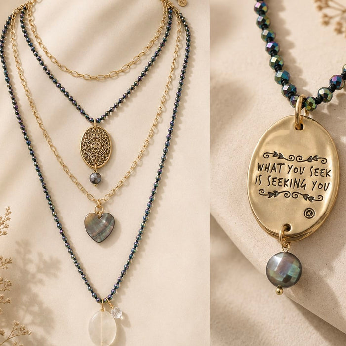 What You Seek is Seeking You Original Necklace Layering Set