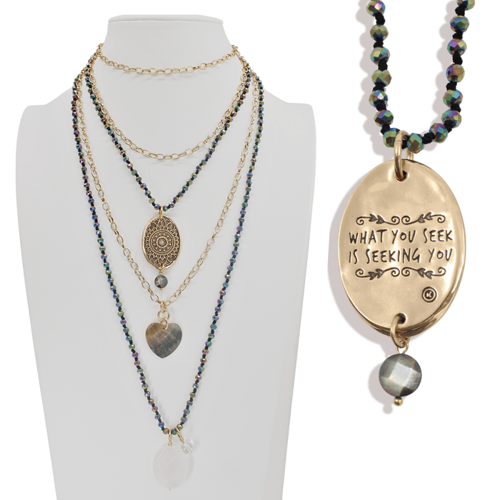 What You Seek is Seeking You Original Necklace Layering Set