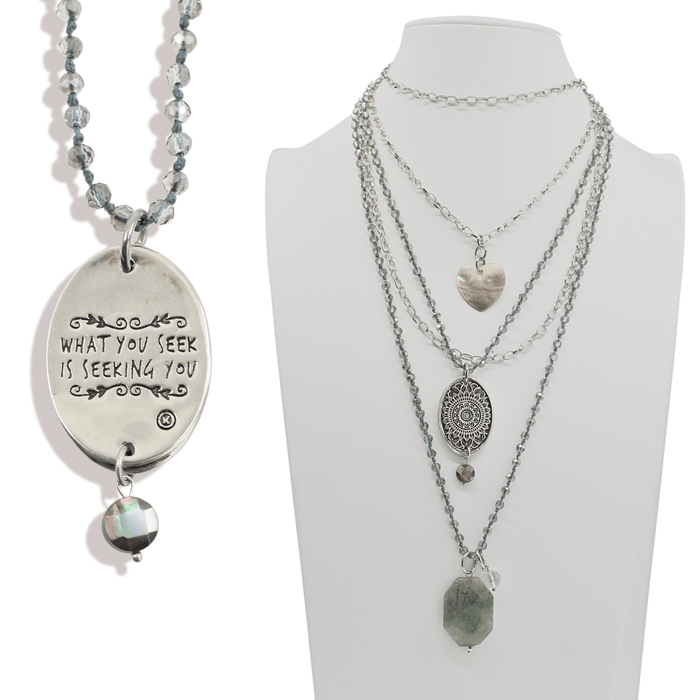 What You Seek is Seeking You Original Necklace Layering Set