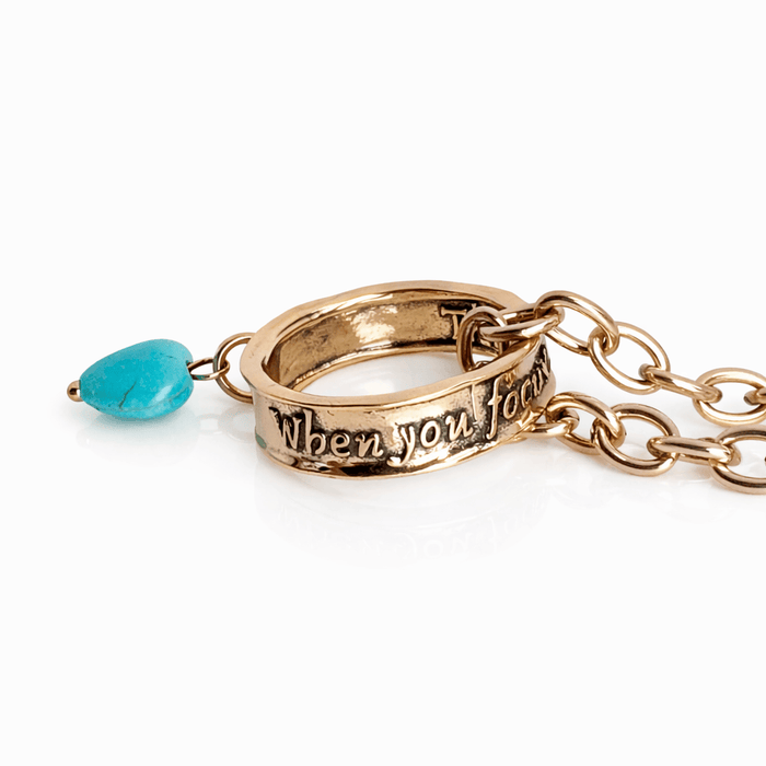 When You Focus on Good The Good Gets Better Ring Multifunctional Necklace