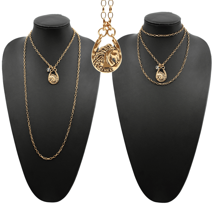 Wild & Free Horse Original Lite Necklace