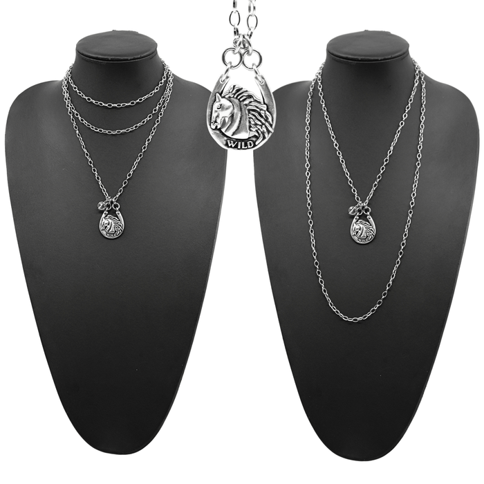 Wild & Free Horse Original Lite Necklace