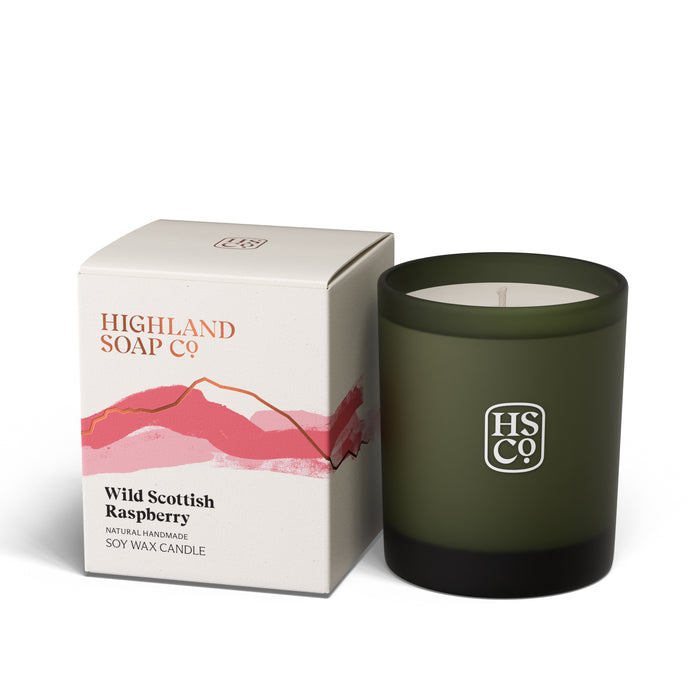 Wild Scottish Raspberry Soya Wax Candle
