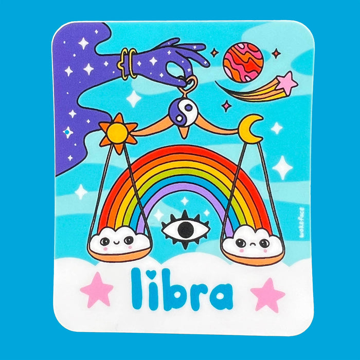 Wokeface - Sticker - Zodiac: Libra