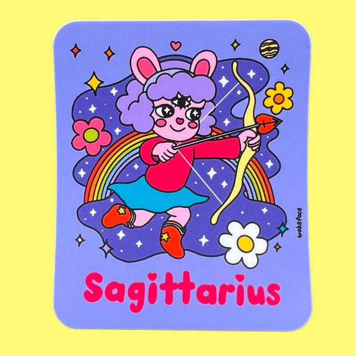 Wokeface - Sticker - Zodiac: Sagittarius