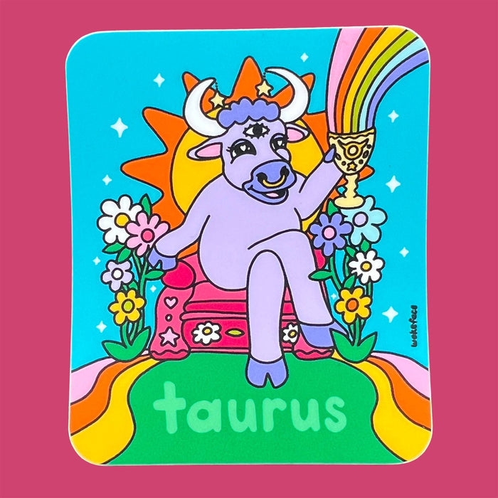 Wokeface - Sticker - Zodiac: Taurus