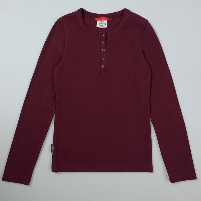 Women's Ribbed Henley