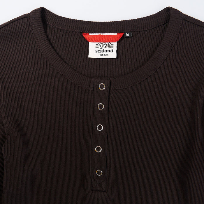 Women's Ribbed Henley