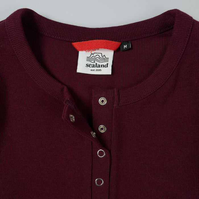 Women's Ribbed Henley