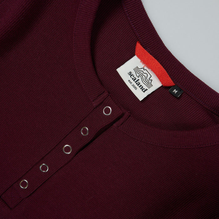 Women's Ribbed Henley