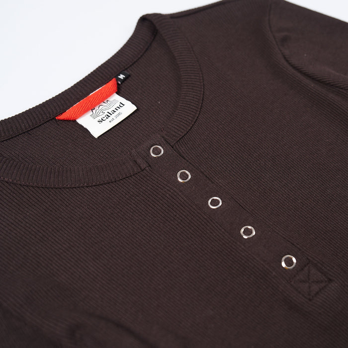 Women's Ribbed Henley
