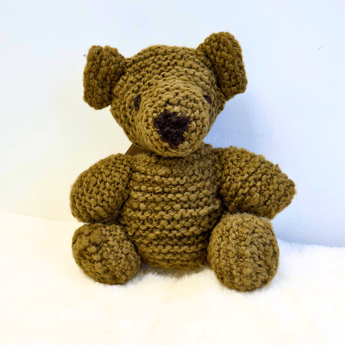 Baby Wool Knit Buddy  | Lee the Olive Bear finn + emma