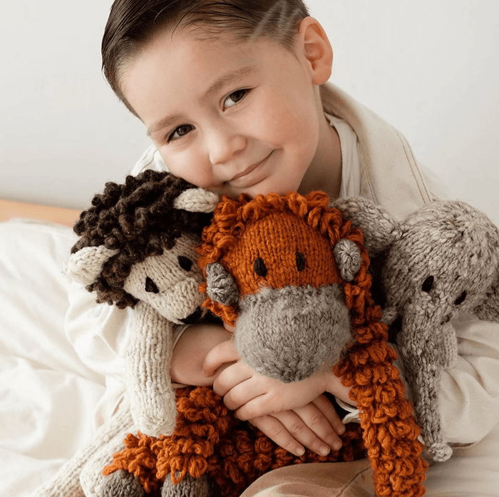 Baby Wool Knit Buddy  | Lionel the Lion finn + emma